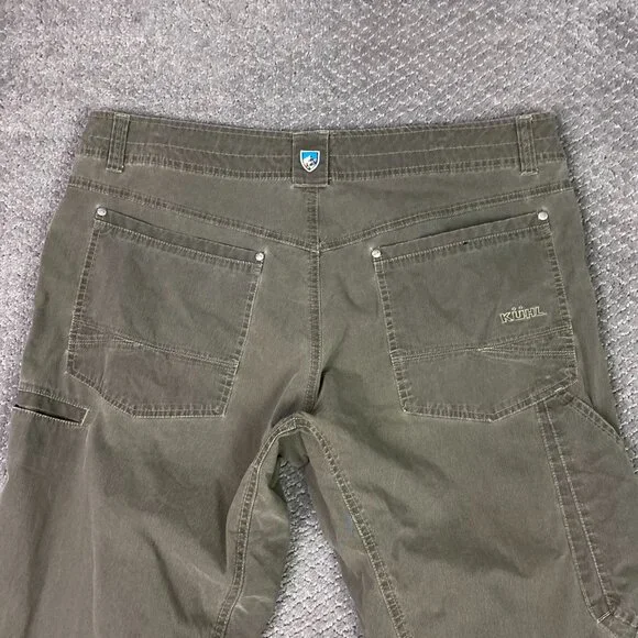 Kuhl Revolvr Pants Men's 38 x 32 Fits 38 x 30 Olive Green Hiking Outdoor - Picture 10 of 16
